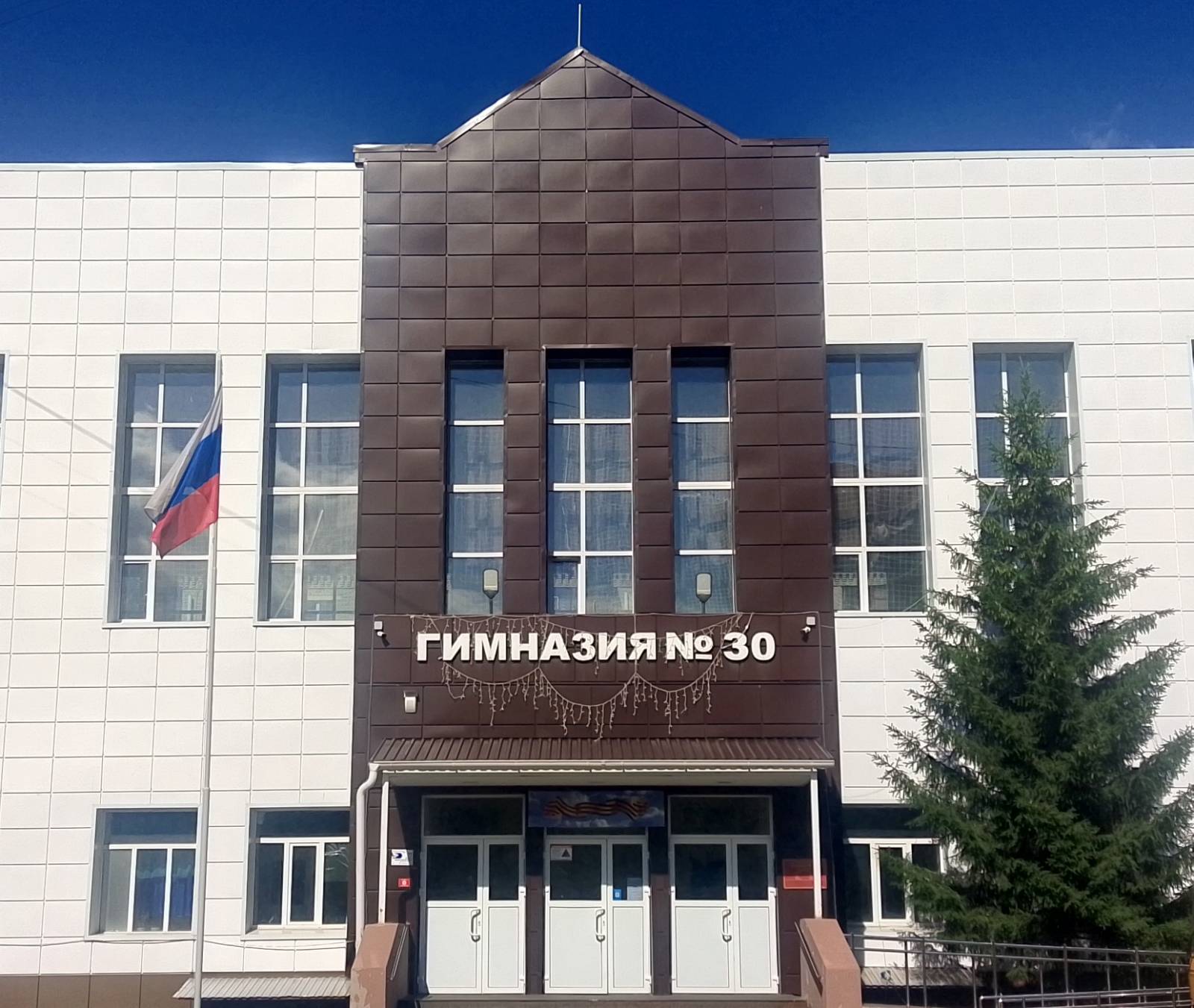 Центральный вход в гимназию